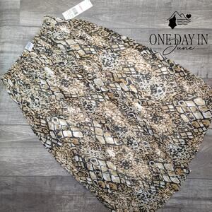 Alfred Dunner Pull On Midi Skirt Size 10